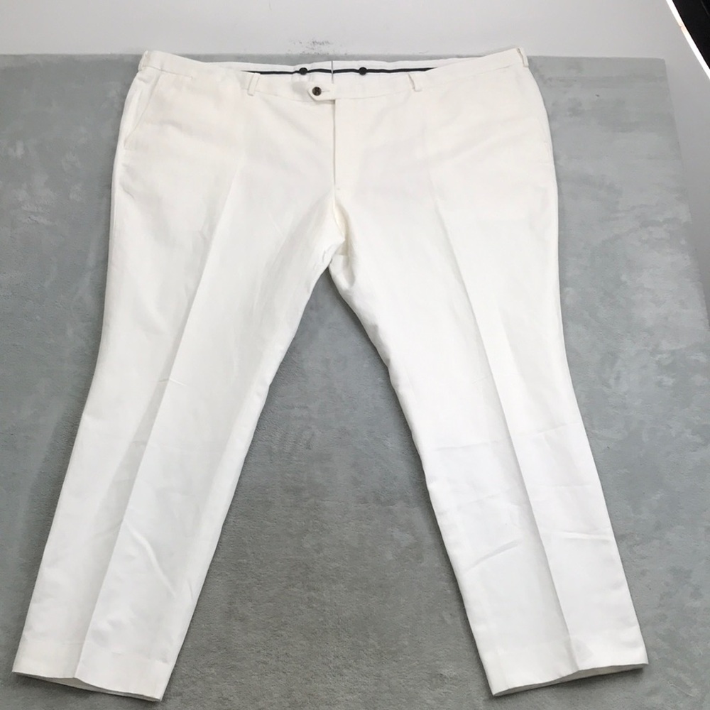 Proper Cloth Men's Custom Made Japanese Cotton and Linen Dress Pants Size 54/56
